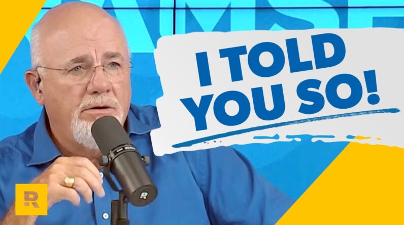 Real Estate Prices Aren't Coming Down - Dave Ramsey Rant