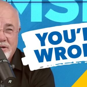 I Don’t Care if You Agree With Me or Not! – Dave Ramsey Rant